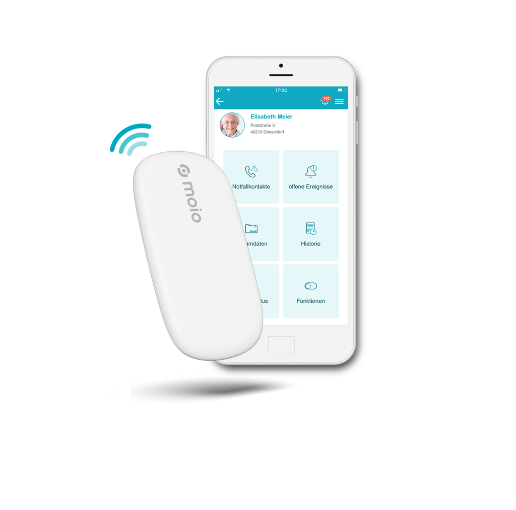 das moio.care System - der digitale Pflegeassistent
