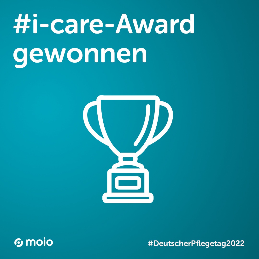 MOIO GmbH hat den i-care-Award 2022 gewonnen